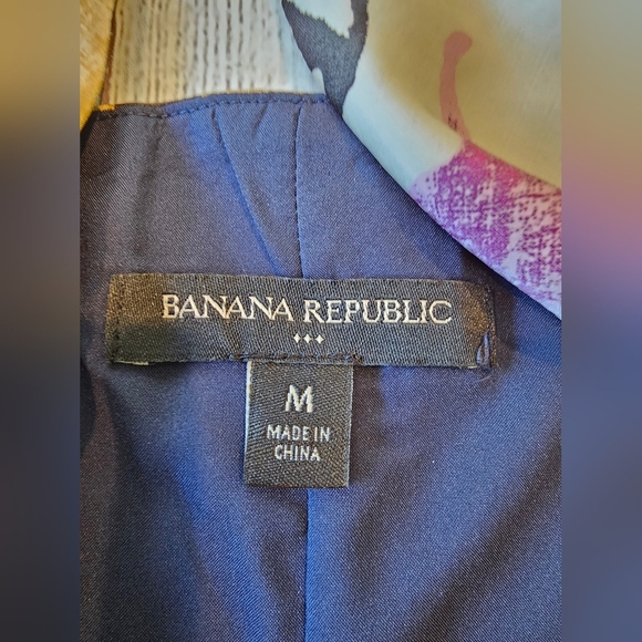Banana Republic Outlet Size Medium Shirred Silky Tank Layering Piece Career - Picture 4 of 11